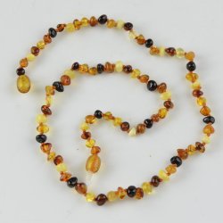 Adults amber necklace flat mix of beads Adults amber necklace flat mix of beads